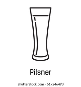 beer cup icon pilsner 