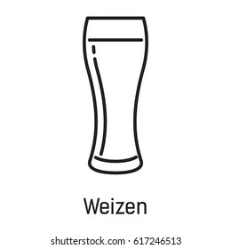 beer cup icon weizen
