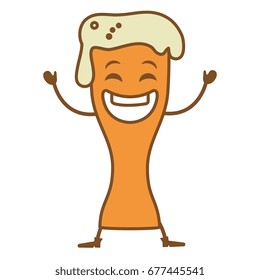 beer cup kawaii character