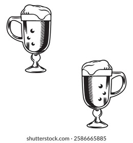 Beer Cup Silhouette, Beer Can illustration, Beer Bottles icon Silhouette, Cup Bottles Silhouette illustration