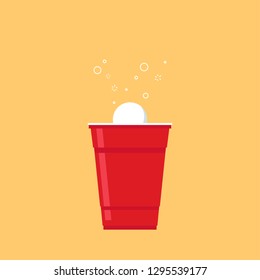 Beer cup vector. free space for text. wallpaper. copy space.