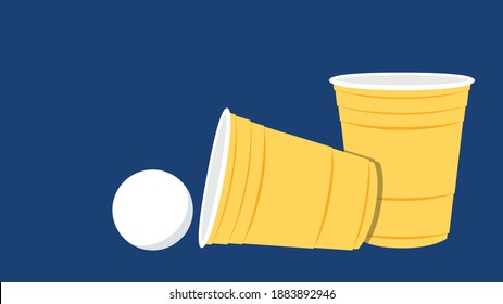 Beer cup vector. yellow beer cup. symbol. wallpaper. free space for text.