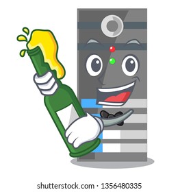 With beer data server above the cartoon tables