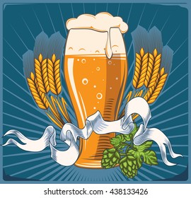 Beer decorative design