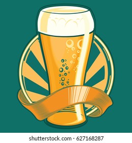 Beer decorative emblem