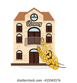 Beer design. brewery icon. beverage concept, vector illustration