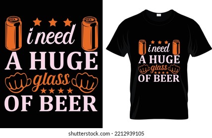 Diseño de cerveza Necesito diseño de camisetas