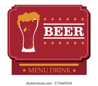 beer design over white  background vector illustration  