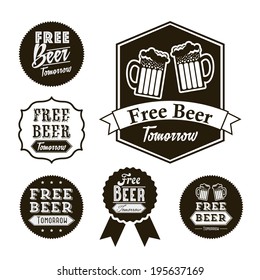 Beer design over white background, vector illustration