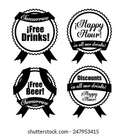 Beer design over white background, vector illustration.