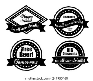 Beer design over white background, vector illustration.
