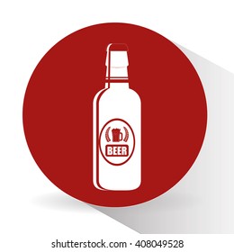 beer design over white background, vector illustration,