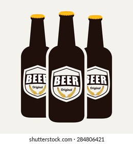 Beer design over white background,vector illustration.