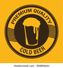 Beer digital design, vector illustration 10 eps graphic