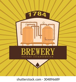 Beer digital design, vector illustration 10 eps graphic