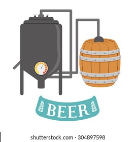 Beer digital design, vector illustration 10 eps graphic
