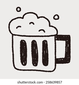 beer doodle drawing