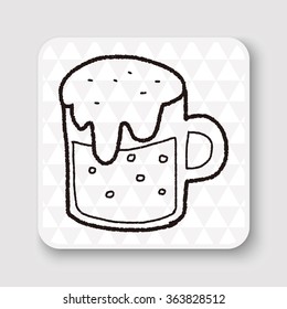 beer doodle drawing