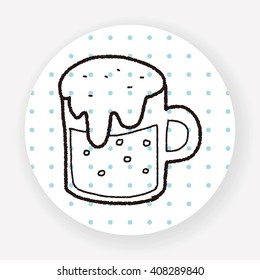beer doodle drawing
