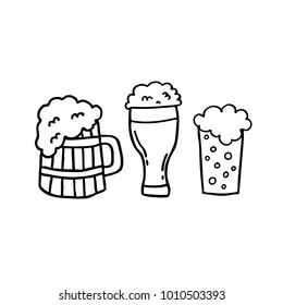 beer doodle icon
