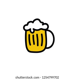 beer doodle icon