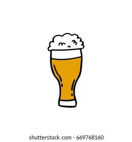 beer doodle icon