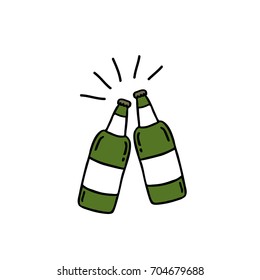 beer doodle icon
