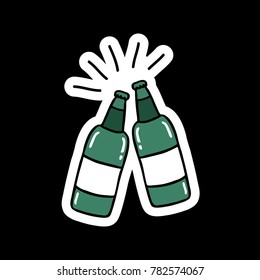 beer doodle icon