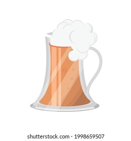 bebida de cerveza diseño aislado