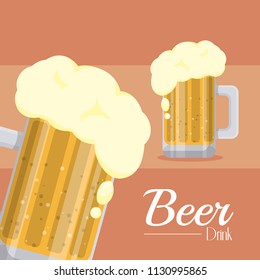 Beer drink concept