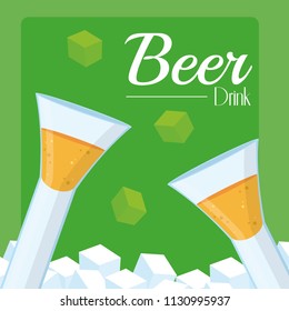 Beer drink concept