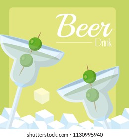 Beer drink concept