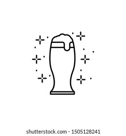 Beer, drink icon. Element of October festival icon