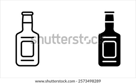 beer drink icon set, on white background.