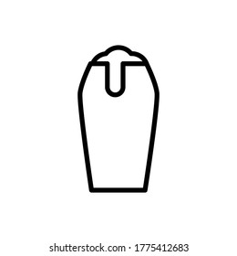 Beer, drink icon. Simple line, outline vector elements of hipster style icons for ui and ux, website or mobile application
