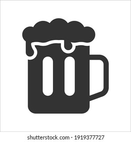 Beer drink icon, vector graphics