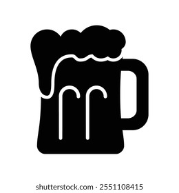 Beer drink icon, Vector graphics