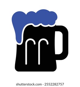 Beer drink icon, Vector graphics