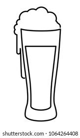 beer drink isolated icon
