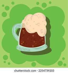 beer drink mug vector design