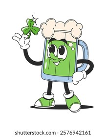 Beer drink Patrick day character