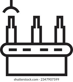 Beer Drink Process Outline Icon