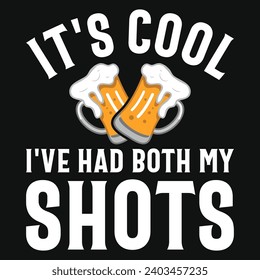 Beer drinking typography or graphics tshirt design