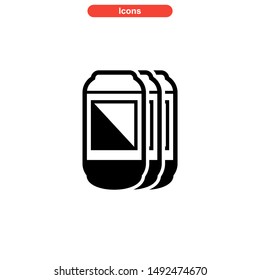 beer drinks icon isolated sign symbol vector illustration - high quality black style vector icons
