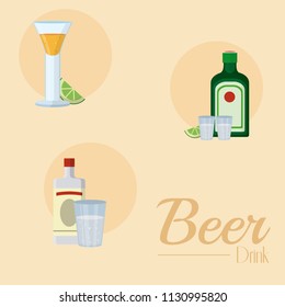 Beer drinks icons