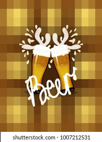 Beer explosion banner