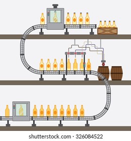 beer factory simple graphic