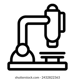 Beer fermentation analysis icon outline vector. Brewery production. Non alcoholic brew