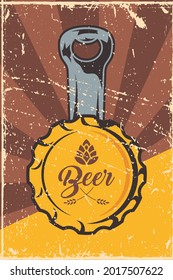 beer fest card with opener