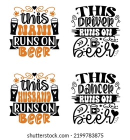 Beer Festival celebration Vector Design. Vector EPS Editable Files Bundle.